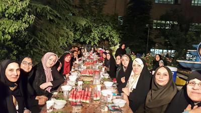 برگزاري مراسم ضیافت افطار  دانشجویان